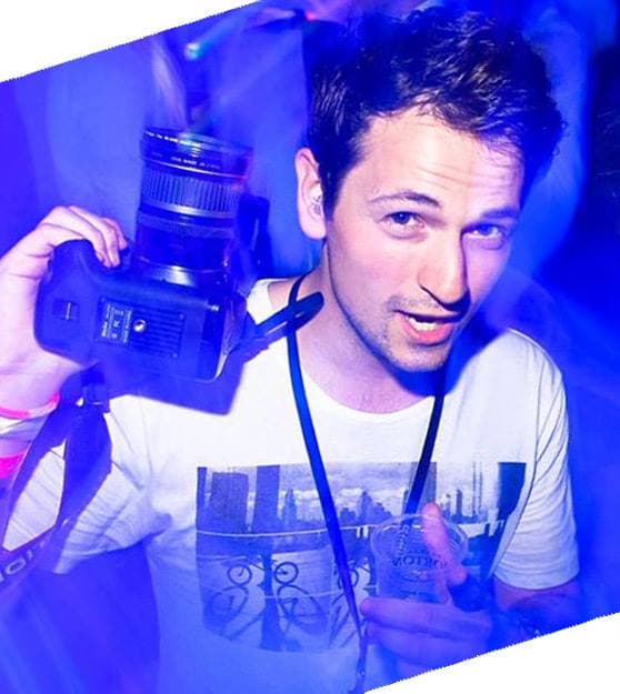 Michiel Ton als eventfotograaf in 2014